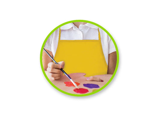 Krafty Kids: Less-Of-A-Mess 2-Pocket Smock Lrg 25.6"x18.9"