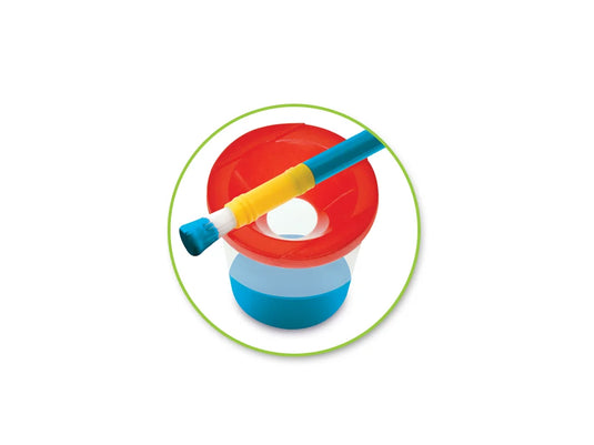 Krafty Kids: Lil' Artist Less-Of-A-Mess Brush Washer Cups/Paint Pots