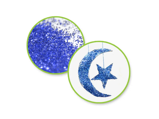 Twinkle Town: 21g Glitter Shaker Jars 3x7g Asst w/Screw-Top B) Red/Green/Blue