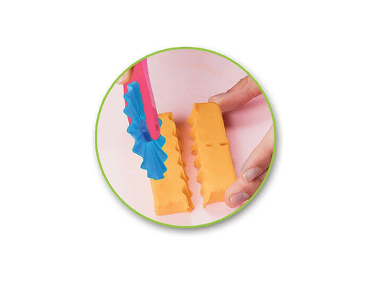 Krafty Kids: Lil' Artist Clay-Dough Tools- Hand Cutter Wheels 7.3"