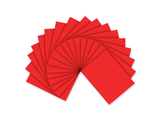 Fun Foam Sheets: 9"x12" Bulk 2mm Barcoded Sheets G) Red