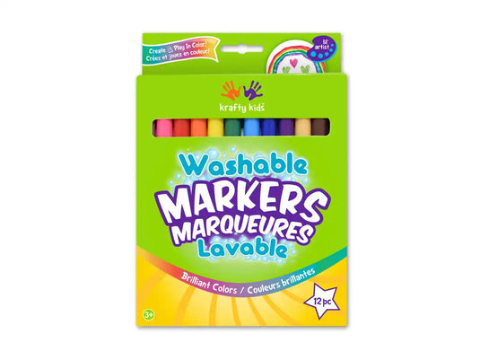 Krafty Kids: Lil' Artist Washable Markers 12pk
