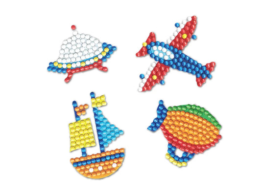 Krafty Kids Kit: Diamond Painting DIY Sticker Kit 2Shts D) Transport