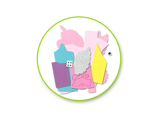 Krafty Kids Kit: DIY Foam Friends Craft Kit Peel-n-Stick 05) Star Unicorn