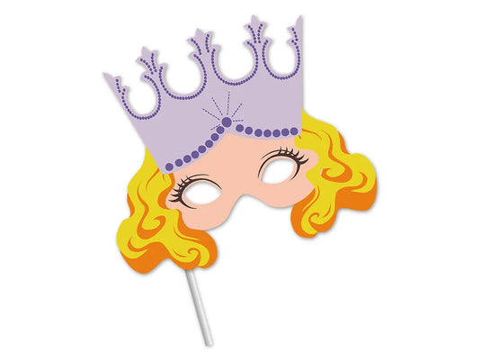 Krafty Kids Kit: DIY Foam Character Mask w/Prop Stand D) Princess