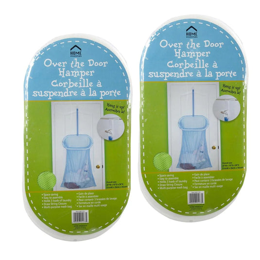 H.E. Over the door Hamper, shrink wrap w/ insert card