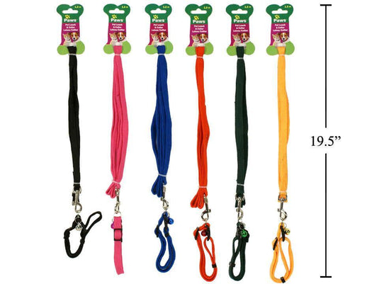 PAWS.1.2m Pet Leash w/Collar