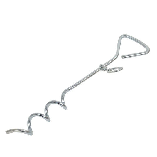 PAWS Metal Spiral Dog Tie Out Stake Header Card