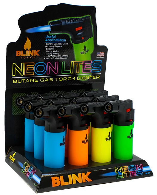 Blink Butane Gas Torch Gun - Neon Lites