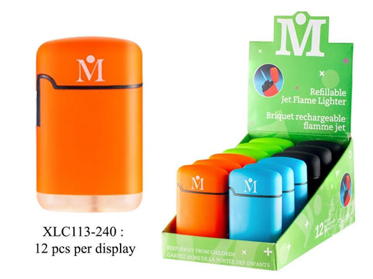 M Jet Flame Wind Proof Lighter Rubberized