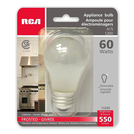 APPLIANCE BULB 60W FROSTED