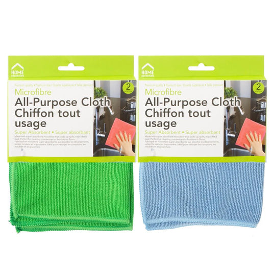 H.E. 2-PC Premium Microfiber Cloth , H/C, 30cm x 35cm (CS)