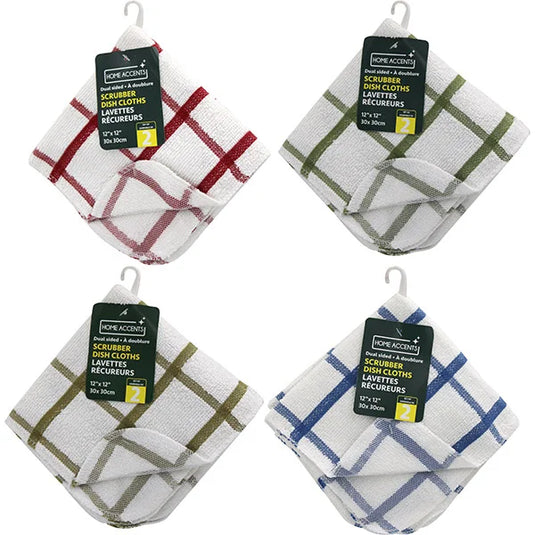 SCRUB DISH CLOTH 2PK