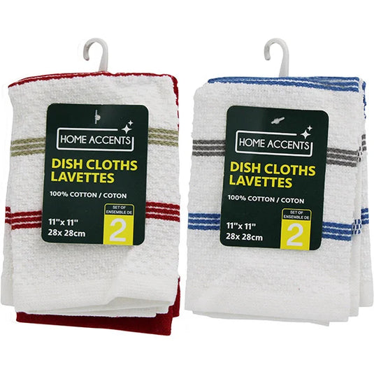 STRIPED DISH CLOTH 2PK