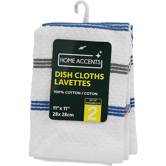 STRIPED DISH CLOTH 2PK