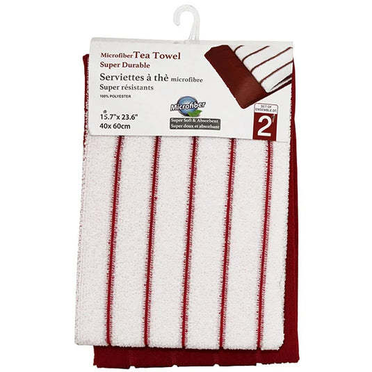 MICROFIBER TEA TOWEL 2PC
