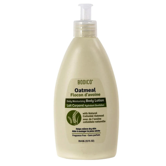 Bodico, 354ml Oatmeal Lotion, label, Made in Canada