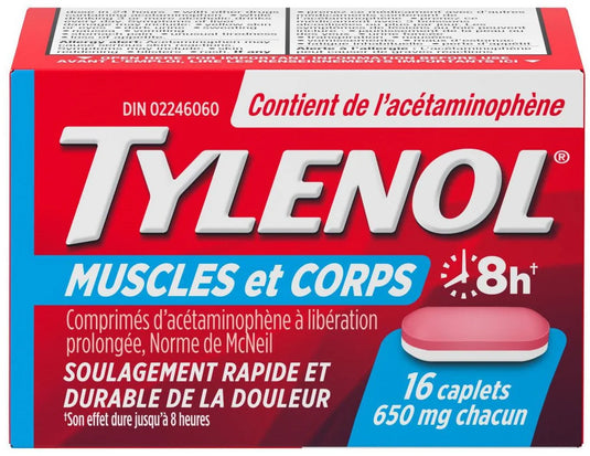 Tylenol Muscle & Body 16 Caplets
