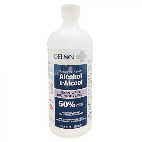 DELON 50% RUBBING ALCOHOL 450ML