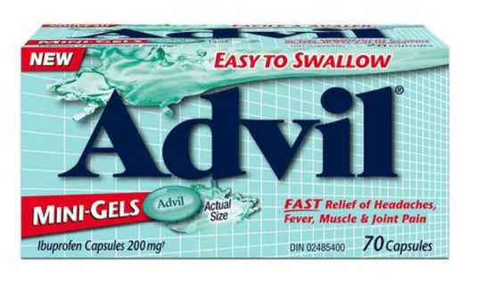 Advil Mini-Gels Ibuprofen 200mg 70ct