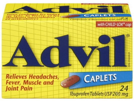 Advil Ibuprofen 200mg, 24 Caplets