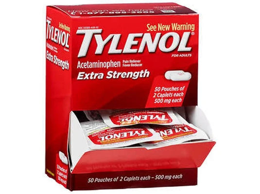 Tylenol Dispenser Box, 2 Tablets