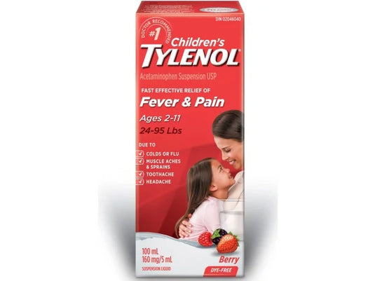 Children's Tylenol - Bubble Gum 100ml