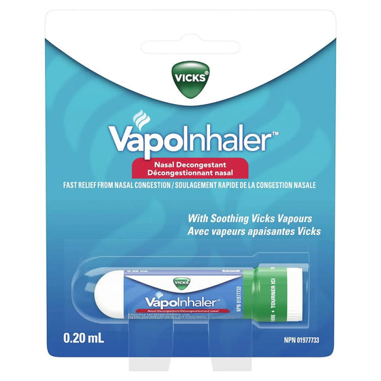P&G, VICKS VAPOINHALER Nasal Decongestant, 24 Inhaler/0.2mL