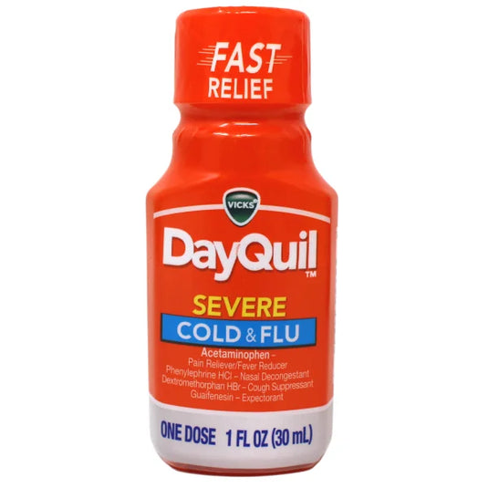 DAYQUIL SEVERE COLD & FLU ONE DOSE/8X4
