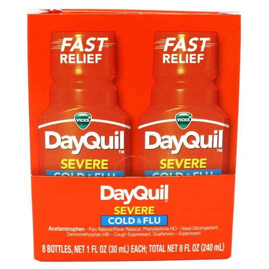 DAYQUIL SEVERE COLD & FLU ONE DOSE/8X4