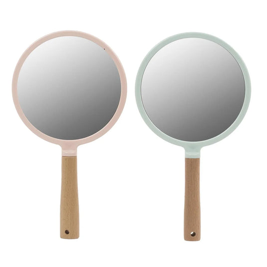 Bodico, Wood Handle Hand Mirror, 14x25cm