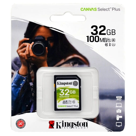 KINGSTON | 32GB MICROSDHC MEMORY CARD AND ADAPTER - CANVAS SELECT PLUS