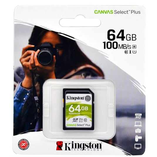 64GB SDXC CANVAS SELECT PLUS 100R C10 UHS-I U1 V10
