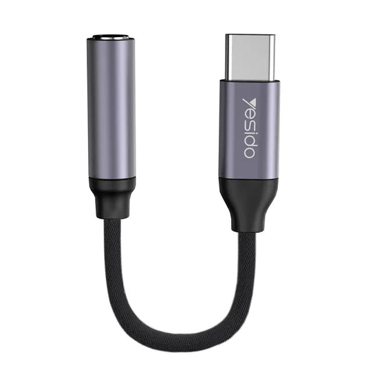USB type-C to 3.5mm aux port audio adapter cable