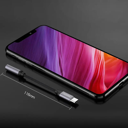 USB type-C to 3.5mm aux port audio adapter cable