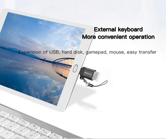 Mini function Micro card reader OTG adapter