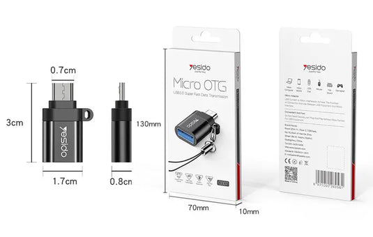Mini function Micro card reader OTG adapter