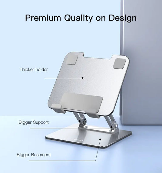 Air-cooled Foldable Desktop Supporter Holder Metal Laptop Tablet PC Stand