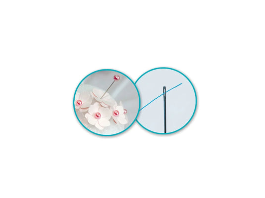 Needlecrafters: Pearlized Head-Pins/Sewing Needles Value-Pak