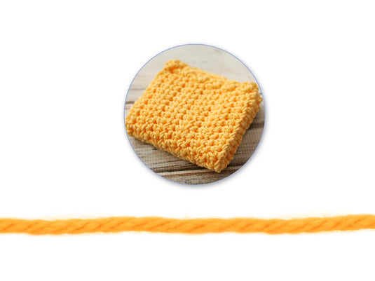 Needlecrafters: 50g Acrylic Yarn Standard Ball Dyed X) Golden Yellow
