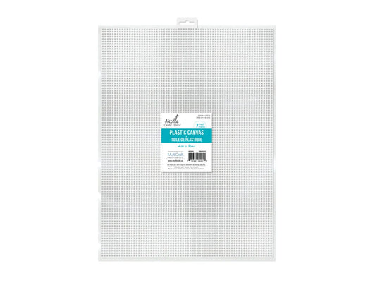 Plastic Canvas: 7-Mesh 10.5"x13.5" White