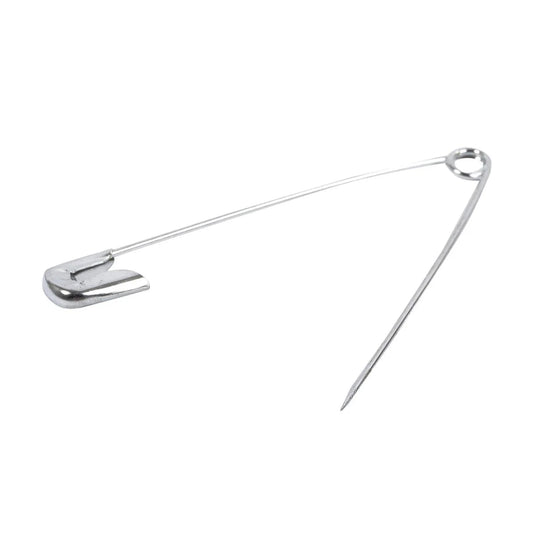 Sewing E. 80-pc Metal Safety Pins Clear b/c