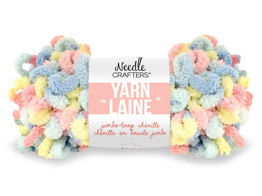 Needlecrafters: 100g Poly Jumbo-Loop Chenille Yarn Ball E) Baby