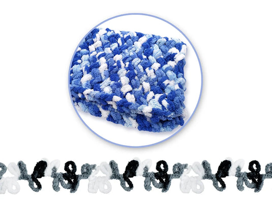 Needlecrafters: 100g Poly Jumbo-Loop Chenille Yarn Ball F) Classic