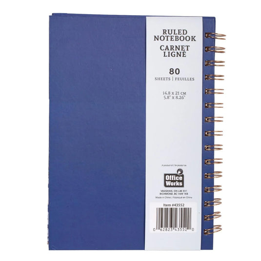 Foil Laser Spiral, ruled Notebook 4 styles, 80s,70g, hard cover