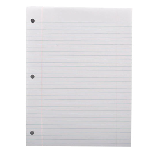 O.WKs. 80-sheet 8"x10.5" Filler Paper, (HZ)