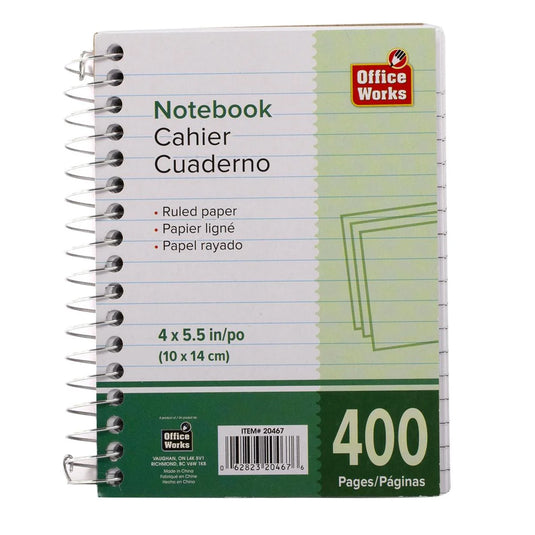 O.WKs. 400-P 5.5x4" Chubby Notebook (HZ)