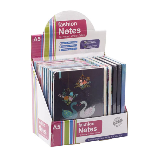 Alum. foil Laser film Notebook 14.5x21cm 80s,70g