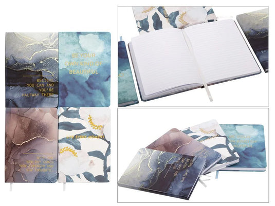 Foil Graphic PU Notebook 14.7x21cm, 80g, sewing binding