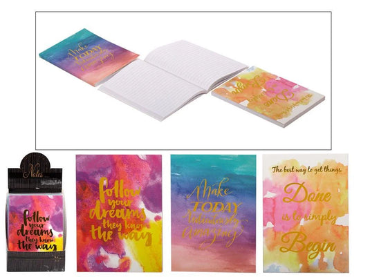 6" x 8" Double Spiral Hard Cover Notebook,70g